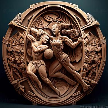 3D модель Щит із TwiYosuga Gym Match VS Melissa (STL)